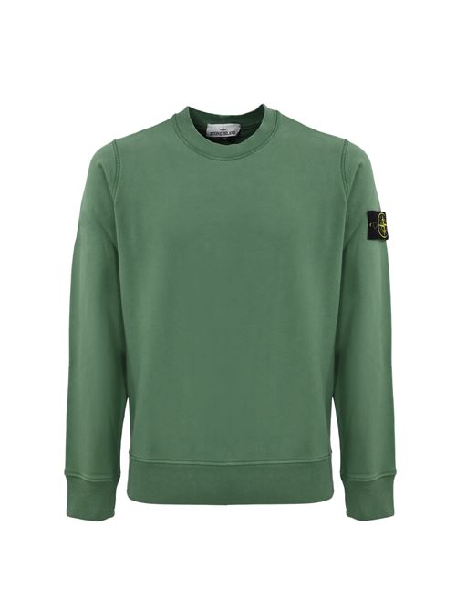 Felpa in cotone 63051 Sage STONE ISLAND | 811563051V0055